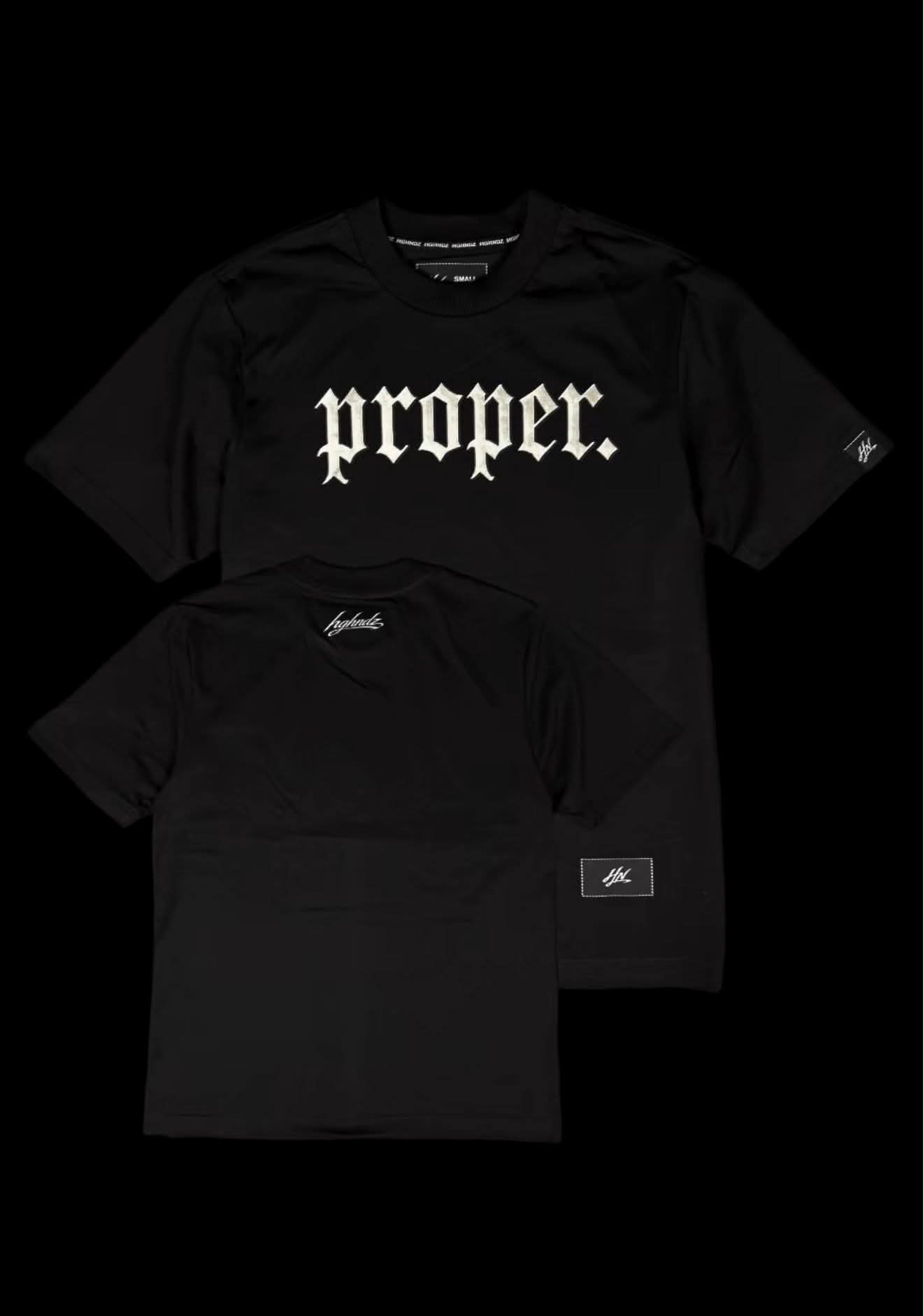 PROPER TEE - BLACK