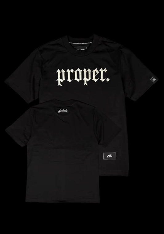 PROPER TEE - BLACK
