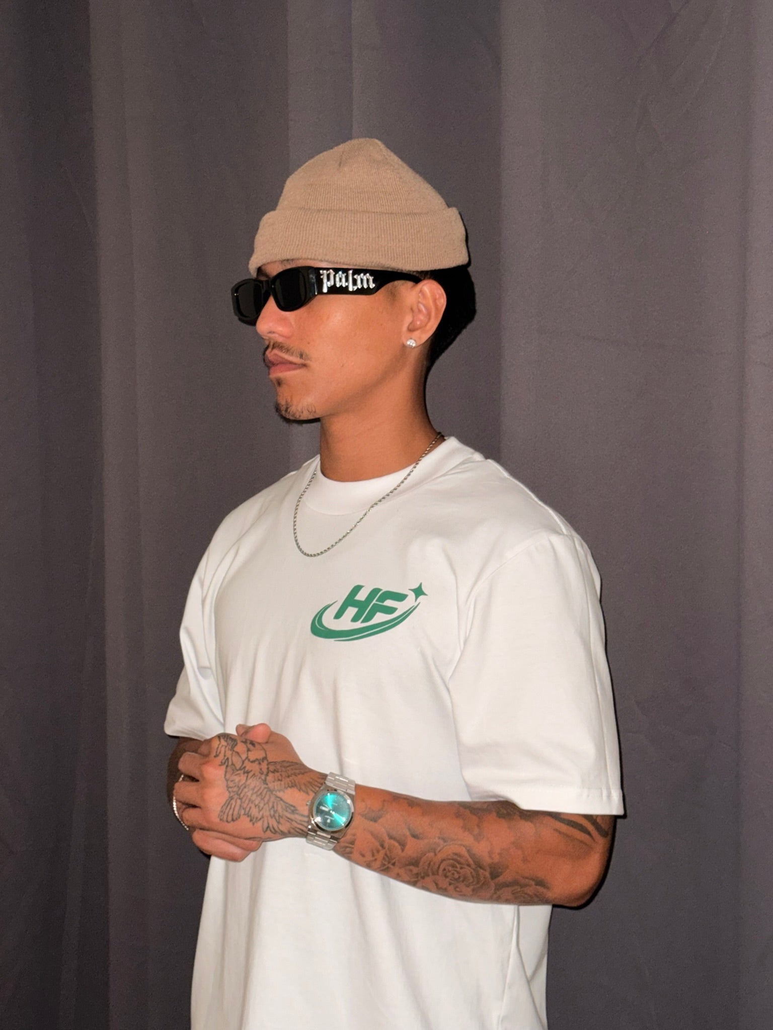 White HIGH•ENDZ Tee