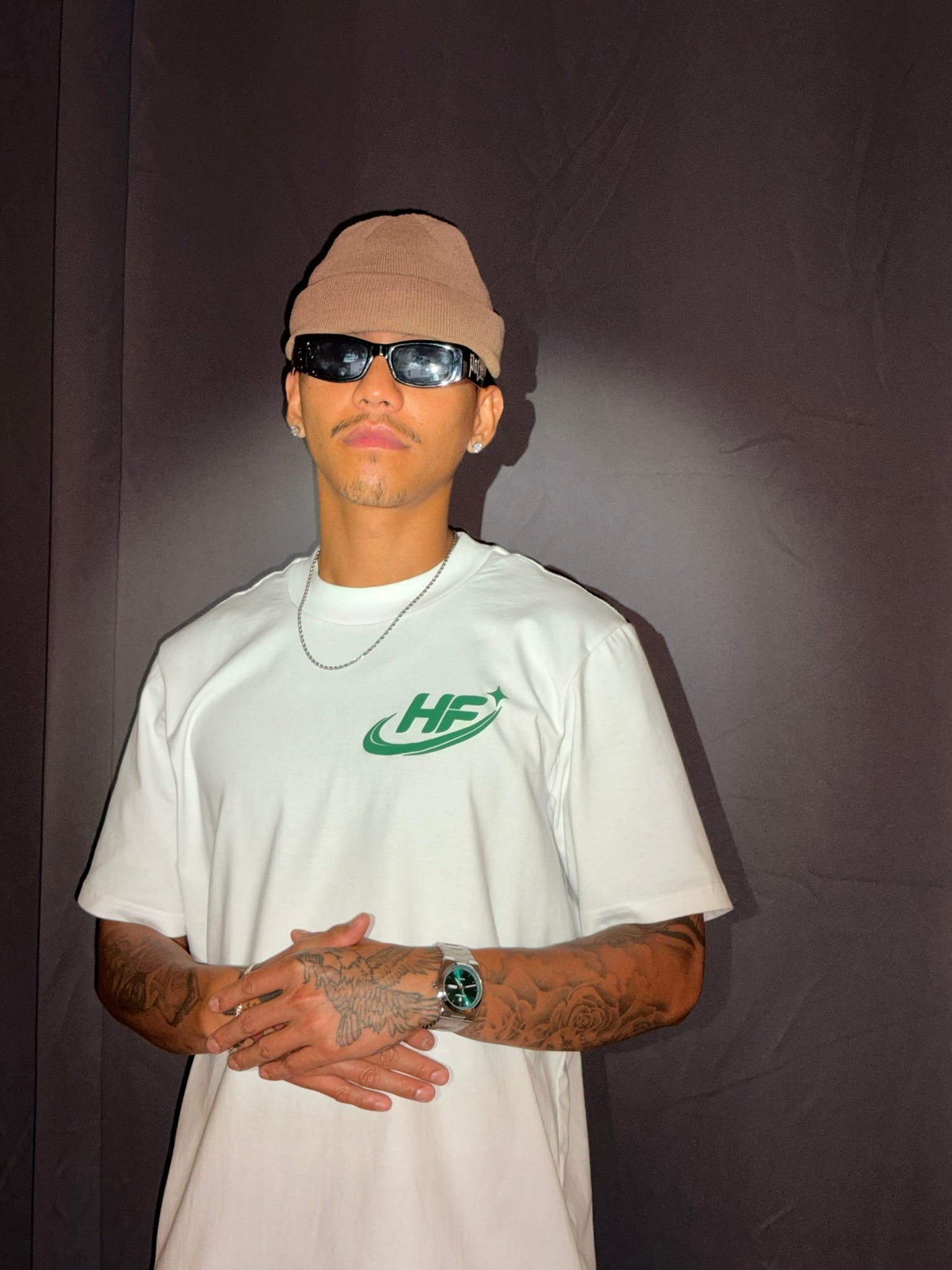 White HIGH•ENDZ Tee