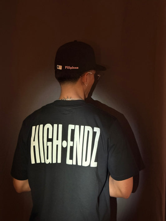 HIGH•ENDZ OVERSIZED BLACK TEE